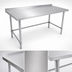 Thumbnail image #3 for John Boos Stallion 108-inch x 24-inch Stainless Steel Top Work Table with 1-1/2-inch Rear Backsplash