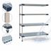 Thumbnail image #3 for MetroMax 4 All-Polymer Add-On Shelving Unit, 48W x 18D x 74H, Open Grid, 2000 lb Capacity