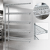 Thumbnail image #3 for EAGLEbrite 5-Tier Add-On Wire Shelving Unit with QuadTruss Shelves, 72 x 18 x 74 Inches, Zinc Finish