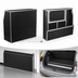 Thumbnail image #3 for 4-Foot Black Marble Laminate Foldable Portable Bar with Removable Aluminum Top