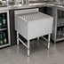 Thumbnail image #3 for John Boos Freestanding Underbar Stainless Steel Drainboard with 3-Inch Backsplash, 18 x 21 Inches