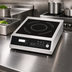 Thumbnail image #3 for Adcraft IND-E120V Single-Burner Countertop Digital Induction Cooker with Ceramic Glass Top, 120V, 1.8 kW