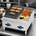 Thumbnail image #3 for Comstock-Castle Countertop Gas Char-Broiler/Griddle Combination, 24 x 32 Inch Frame, 55,000 BTU