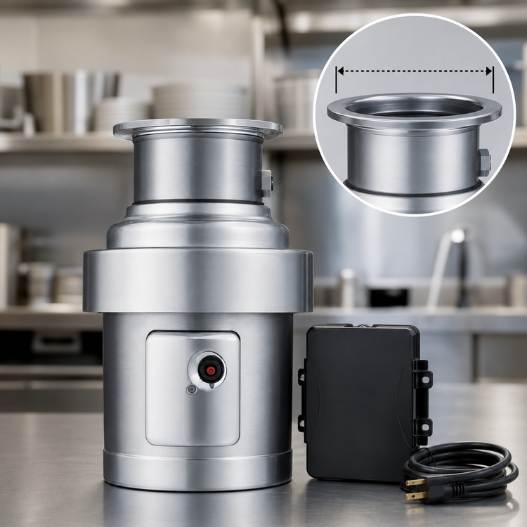 Product image #3 for InSinkErator SS-200 Complete 2 HP Food Waste Disposer Package with 12" Bowl and CC-101 Control Center