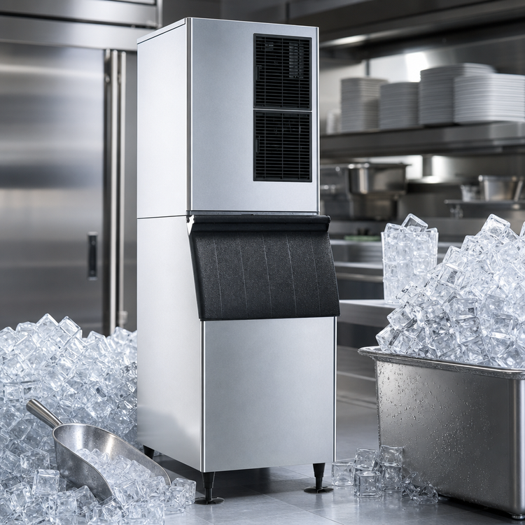 Product image #3 for Hoshizaki Cube-Style Air-Cooled Remote Ice Maker, 30 Inch Wide, 927 lb/Day