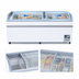 Thumbnail image #3 for KoolMore 19 Cu. Ft. Manual Defrost Island Chest Freezer with Sliding Glass Doors, White