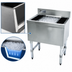 Thumbnail image #3 for Advance Tabco Underbar Basics™ 42-Inch Cocktail Unit Ice Bin, 12-Inch Deep, 140 lb. Capacity