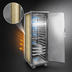 Thumbnail image #3 for Insulated Non-Heated Enclosed Transport Cabinet for 18 x 26 Trays, 30 Tray Capacity, 2-Door, Stainless Steel