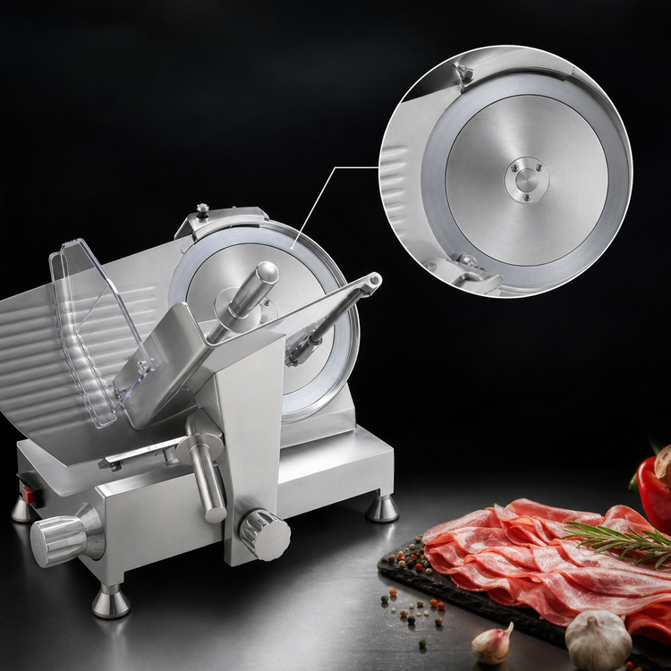 Product image #3 for Eurodib HBS300L 12-Inch Belt-Drive Gravity Feed Meat Slicer