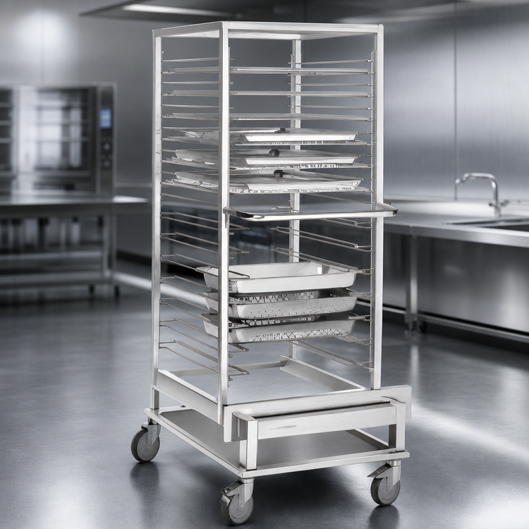 Product image #3 for Blodgett Combi TC-14 Stainless Steel Transport Cart for BC-20 E/G
