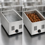 Thumbnail image #3 for Eagle Group RedHots 1220CWD-240 Countertop Electric Cooker/Warmer, 12 x 20-Inch Pan, Wet/Dry, Thermostatic, Stainless Steel, 240V