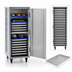 Thumbnail image #3 for New Age Mobile Enclosed Aluminum Pan Rack, 3/4 Height, 32-Pan Capacity, 18 x 26 Inch