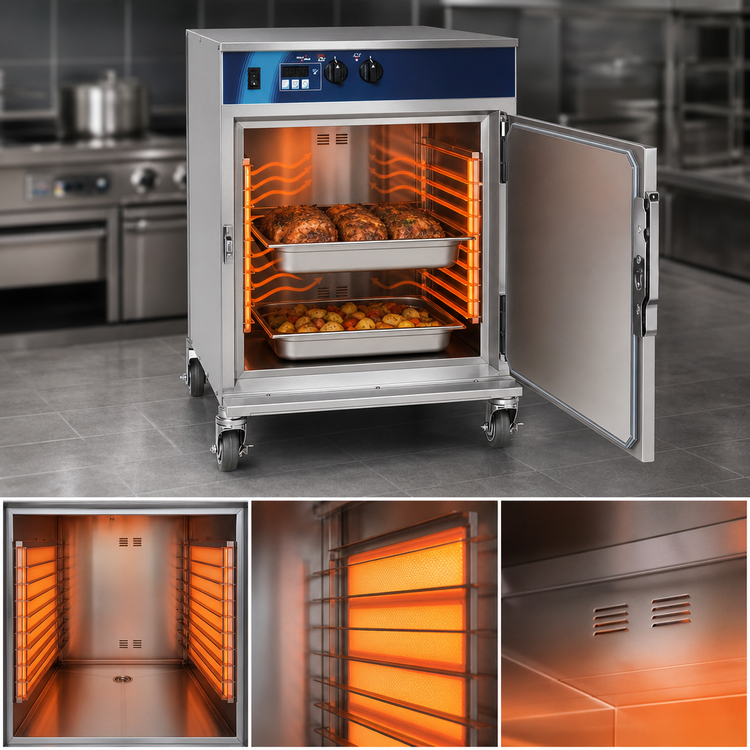 Product image #4 for Alto-Shaam Halo Heat Low-Temperature Half-Height Cook & Hold Oven, 100 lb. Capacity, Manual Controls