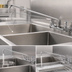 Thumbnail image #3 for Wall-Mounted Sink Mixing Faucet with 18-Inch Swing Nozzle
