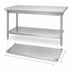 Thumbnail image #3 for Advance Tabco 18 Gauge Stainless Steel Undershelf for 48 x 24 Inch Work Tables