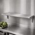 Thumbnail image #3 for Duke 442-1S 7-Inch Deep Stainless Shelf/Cutting Board with Fixed Brackets