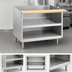 Thumbnail image #3 for La Rosa 66-Inch x 26-Inch Open Cabinet Equipment Stand with 9-1/2-Inch Richlite Cutting Board