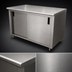 Thumbnail image #3 for Advance Tabco Special Value Series Cabinet Base Enclosed Work Table with Sliding Doors, 108