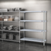 Thumbnail image #3 for EagleGard 4-Tier Add-On Wire Shelving Unit, 72 x 24 x 74 Inches, Hybrid Epoxy Finish