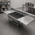 Thumbnail image #3 for John Boos Pro-Bowl 3-Compartment Stainless Steel Platter Sink with Left and Right 30