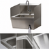 Thumbnail image #3 for Advance Tabco 7-PS-59 Wall-Mounted Stainless Steel Hand Wash Sink with 10