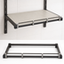 Thumbnail image #3 for Cambro Camshelving Elevation Wall-Mounted Solid Add-On Shelf Kit, 18 x 24 Inches, Brushed Graphite