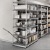 Thumbnail image #3 for Eagle Floor-Trak Single-Deep High-Density Storage Floor Track Kit for Wire Shelving, 10 Ft.