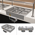 Thumbnail image #3 for Hatco Drop-In Modular/Ganged Insulated Heated Well with Drain and Auto-Fill, 1 Full-Size Pan, 750W