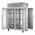 Thumbnail image #3 for True SPEC SERIES Two-Section Pass-Thru Reach-In Refrigerator with Front Glass Doors and Rear Stainless Steel Doors