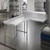 Thumbnail image #3 for Advance Tabco DTC-G30-108L Island-Clean L-Shaped Dishtable, Left-Side Attachment, 107 Inches, 14 Gauge 304 Stainless Steel