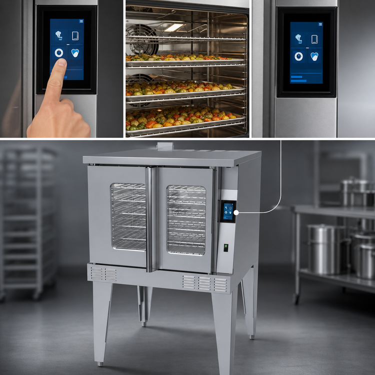 Product image #3 for Garland Master Series Single-Deck Standard-Depth Gas Convection Oven with easyTouch Digital Control