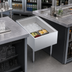 Thumbnail image #3 for Krowne Royal Series Pass-Thru Underbar Ice Bin/Cocktail Station with 10-Circuit Cold Plate, 24