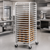 Thumbnail image #3 for Metro RT1334N Mobile End-Load Aluminum Pan Rack for 34 Full-Size Pans