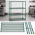 Thumbnail image #3 for Quantum 60-Inch W x 18-Inch D x 54-Inch H Stationary Wire Shelving Starter Kit