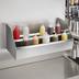 Thumbnail image #3 for CHOICE 27-Inch Double Stainless Steel Speed Rail, 10-Inch Deep, Keyhole Mounting