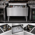 Thumbnail image #3 for CHOICE 48-Inch Stainless Steel Underbar Combo Ice Bin/Cocktail Unit with Bottle Well Storage