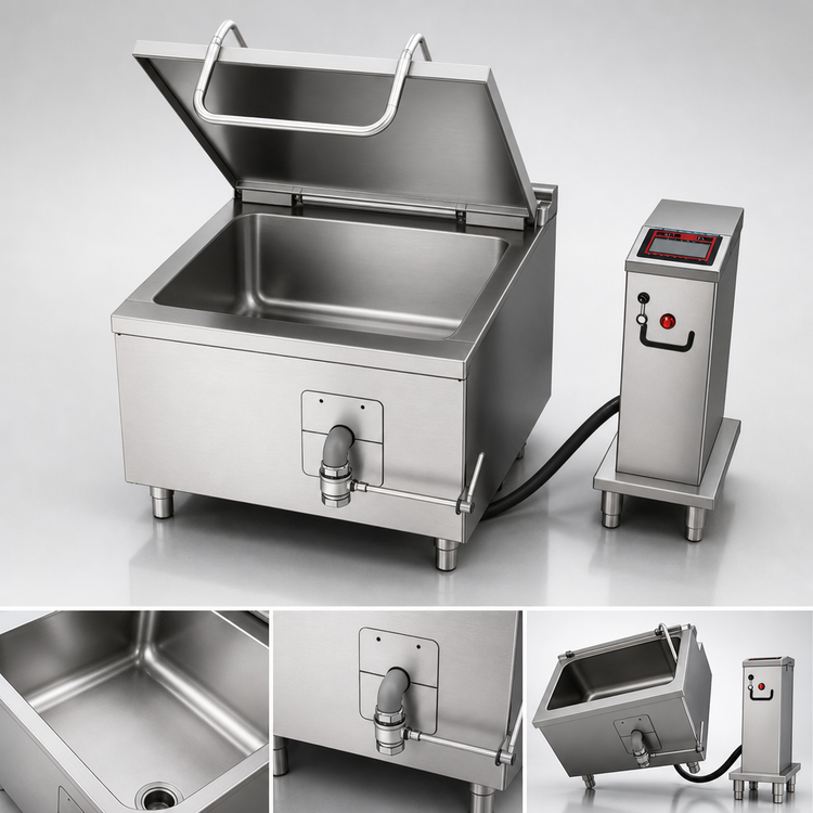Product image #3 for Firex UCPMDE1-48 Single Basin Electric Multicooker, 48 Gallon