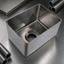Thumbnail image #3 for BK Resources 16 x 18 x 12 Inch Weld-In Sink Bowl, 1 Compartment, 16 Gauge 304 Stainless Steel