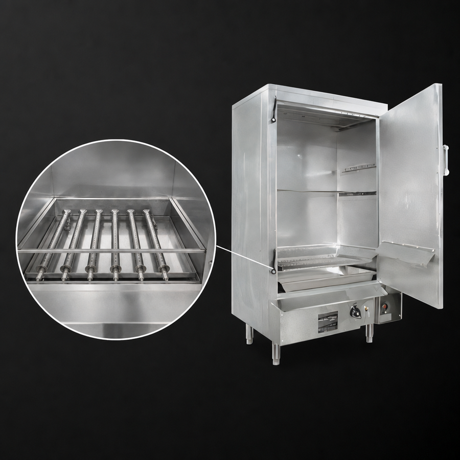 Five Aluminum Tubular Burners