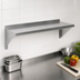 Thumbnail image #3 for BK Resources T-430 Economy 32 Inch x 16 Inch Wall-Mounted Stainless Steel Wall Shelf