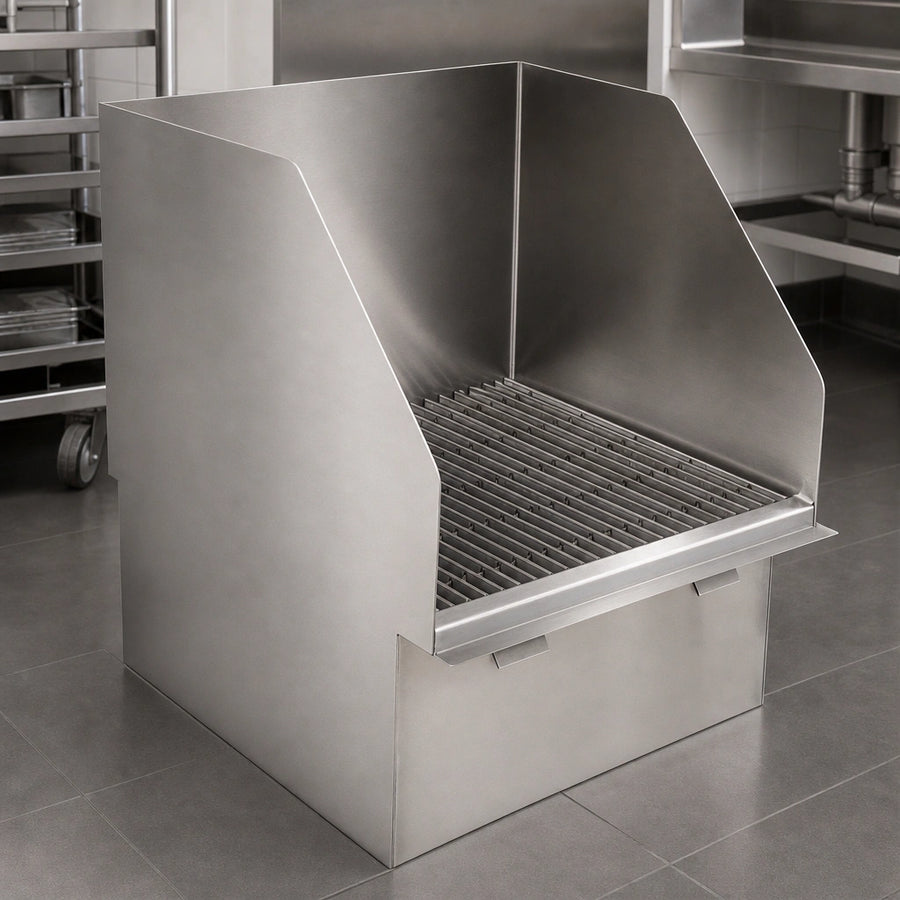 All-Welded 304 Stainless Steel Construction