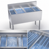 Thumbnail image #3 for Krowne Royal Series 40-Inch Underbar Speed Multi Station with 10-Circuit Cold Plate and 24-Inch Center Ice Bin