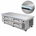 Thumbnail image #3 for Turbo Air Super Deluxe Extended Top Chef Base Refrigerator, 4-Drawer, Stainless Steel, Self-Contained Side-Mounted Refrigeration
