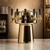 Thumbnail image #3 for Micro Matic Mushroom Countertop Air-Cooled 5-Faucet Draft Beer Tower, Polished Brass