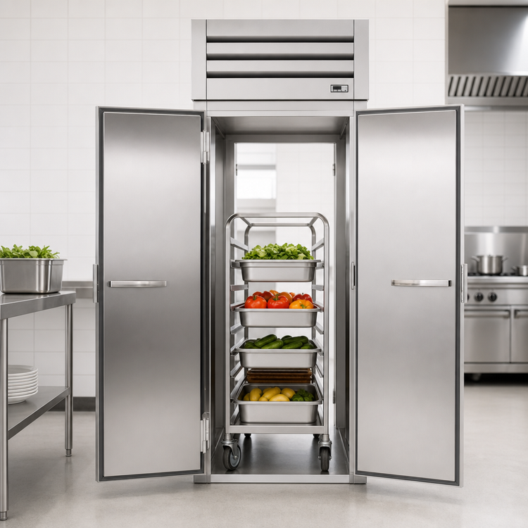 Product image #3 for True SPEC SERIES Roll-Thru One-Section Refrigerator with Stainless Steel Front and Rear Doors