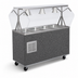 Thumbnail image #3 for Vollrath 2-Series Affordable Portable Refrigerated Cold Food Pan Buffet Station with Clear Acrylic Breath Guard and Granite Wrapper
