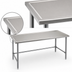 Thumbnail image #3 for 60 Inch x 36 Inch Stainless Steel Marine Edge Work Table with Open Base