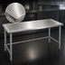 Thumbnail image #3 for Spec-Master Marine Series Stainless Steel Work Table, 84W x 24D, Flat Top, Open Base