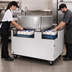 Thumbnail image #3 for True Dual-Sided Mobile Milk Cooler Cart, 16-Crate Capacity, Forced-Air, White Exterior/Stainless Steel Interior