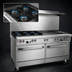Thumbnail image #3 for Southbend Ultimate 60-Inch Gas Restaurant Range with 4 Pyromax Burners, 24-Inch Griddle/Broiler and 2 Standard Ovens